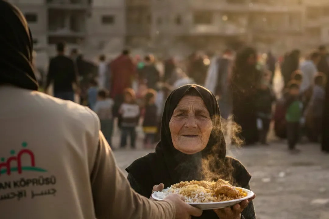 توزيع الوجبات الساخنة لأهلنا في قطاع غزة